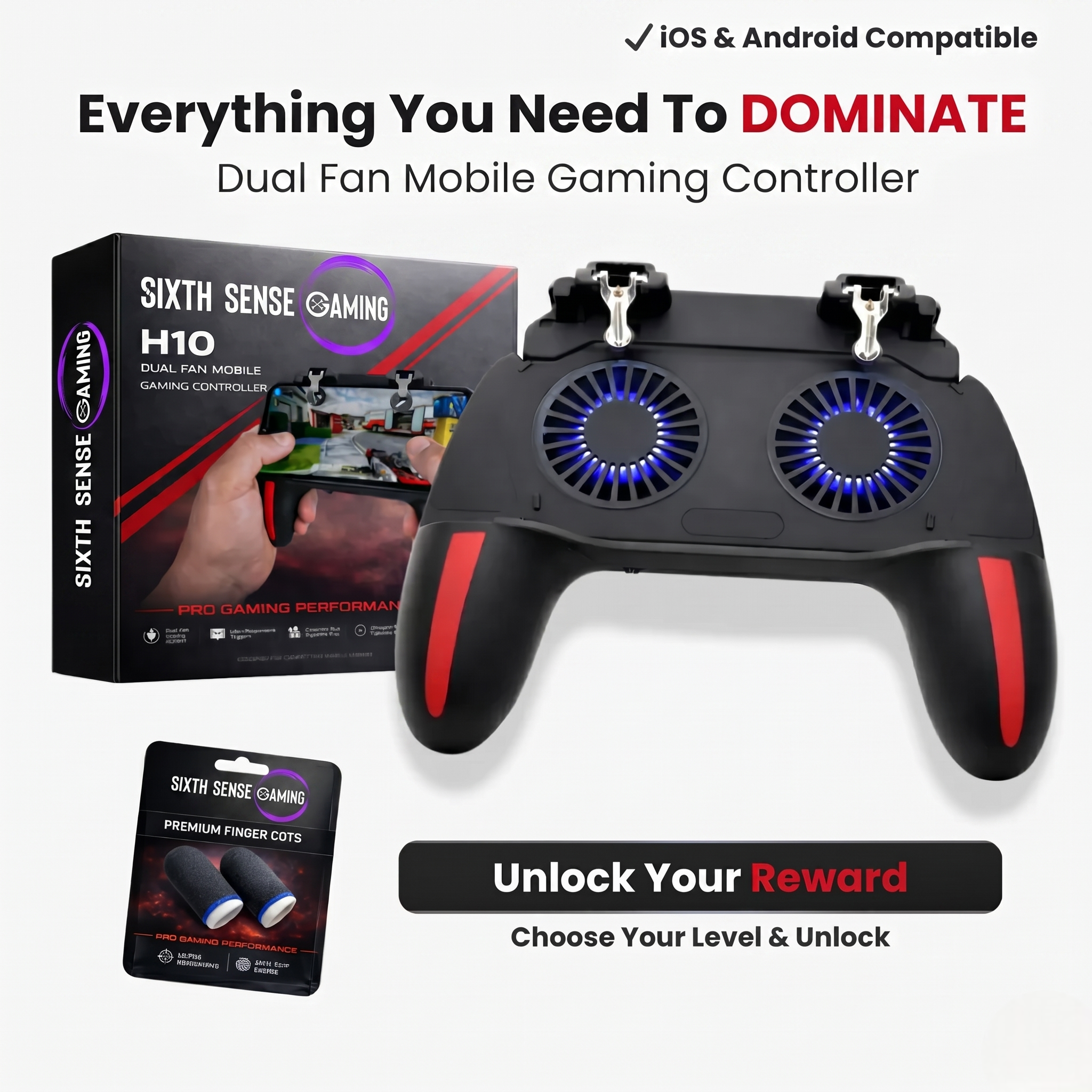 Sixth Sense H10 Radiator Aim Shooting Gamepad Controller